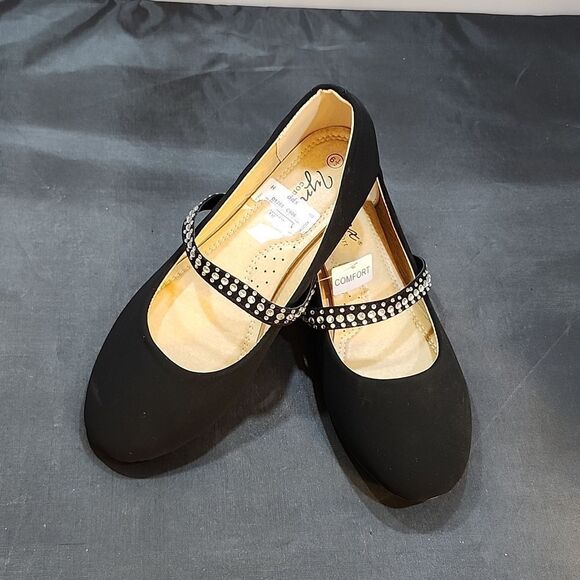 BRAND NEW LYNX RHINESTONE STRAP SLIP-ON BALLET FLAT. - Picture 11 of 15